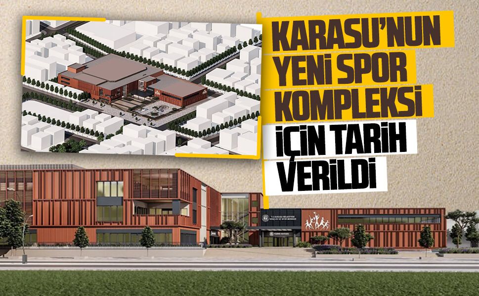 Karasu Belediyesi, Engelsiz Spor Kompleksi’nin ihale tarihini duyurdu