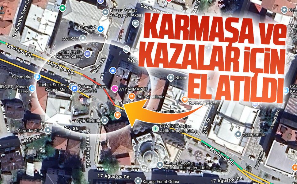 Karmaşa ve kazalar kavşağına el atıldı