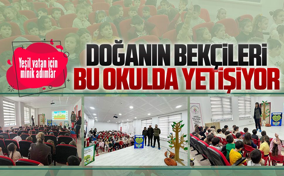 Şehit Teğmen Ömer Faruk Civelek Anaokulu öğrencilerine orman dersi