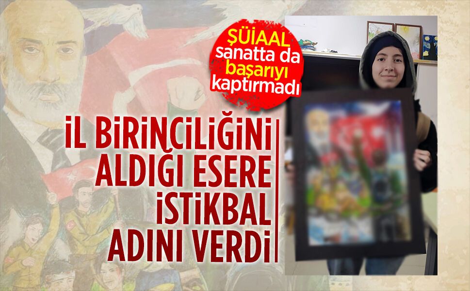 ŞÜİAAL öğrencisi Sakarya’da resim yarışmasında il birincisi oldu