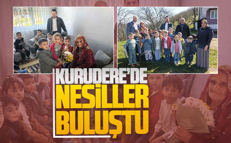 Kurudere Yaşlılar Haftası’nda anlamlı ziyaret