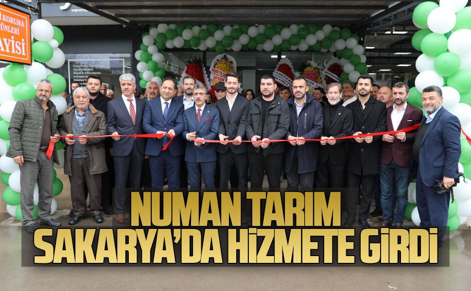 Numan Tarım, Sakarya’da hizmete girdi