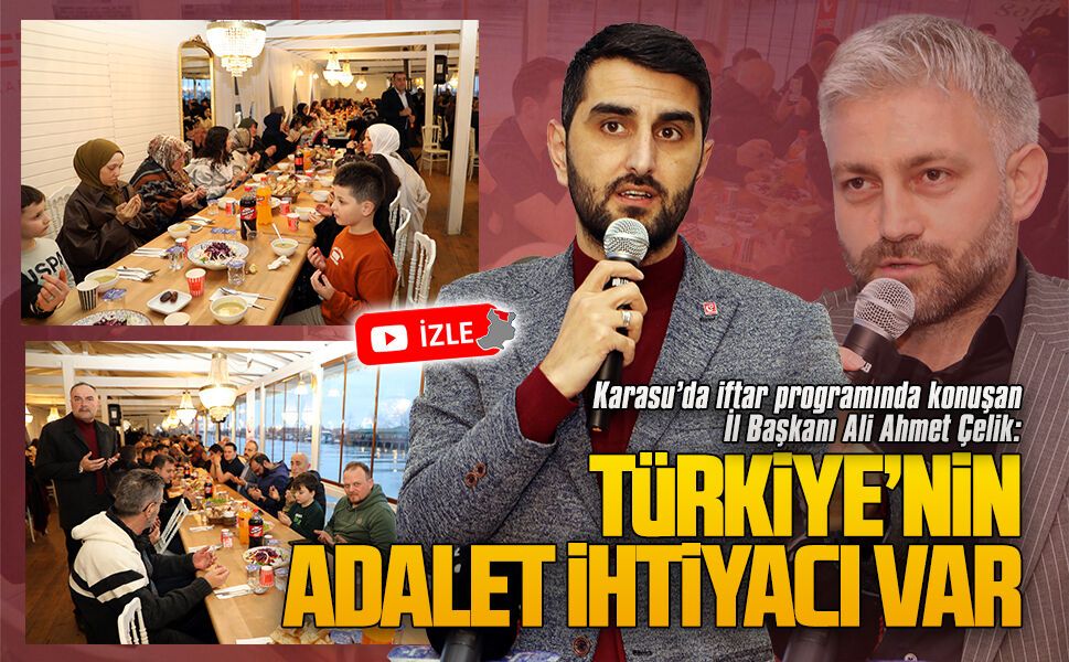 Saadet Partisi’nden siyasi parti temsilcilerinin de yer aldığı yoğun katılımlı iftar programı