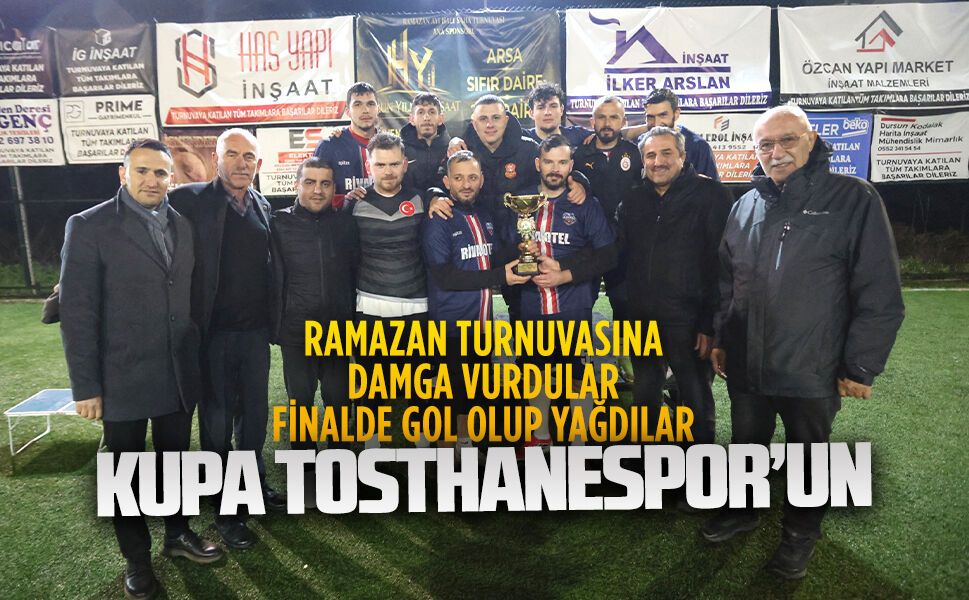 Ramazan turnuvasına damga vurdular, finalde gol olup yağdılar
