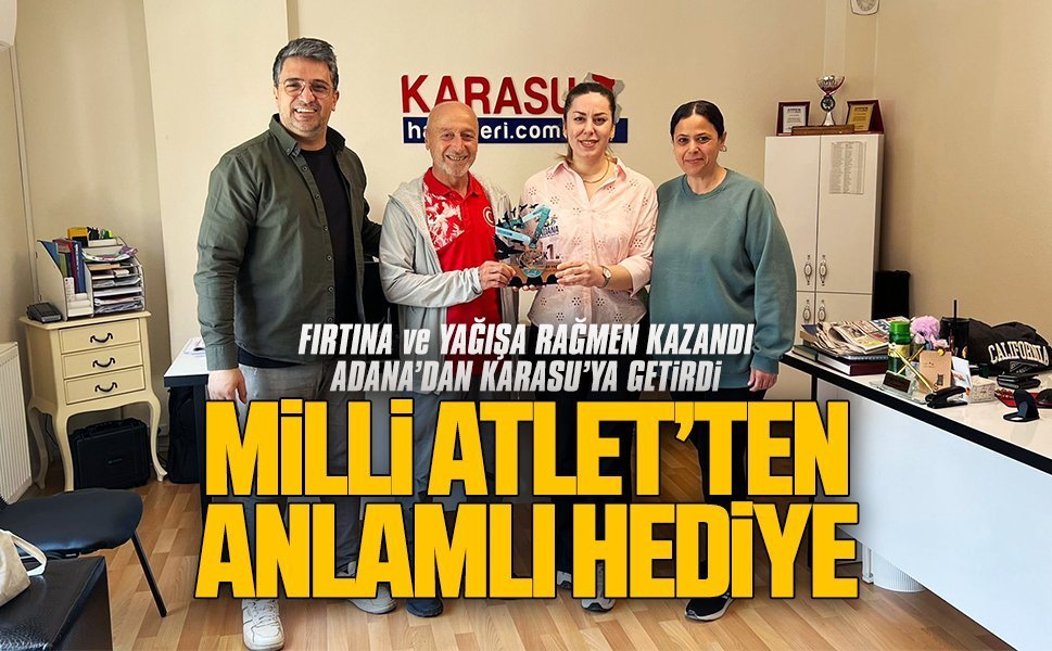 Milli Atlet Ali Turan’dan Medya Karasu’ya anlamlı ziyaret