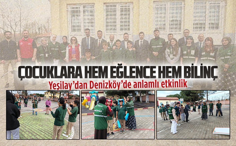 Yeşilay’dan Denizköy’de anlamlı etkinlik