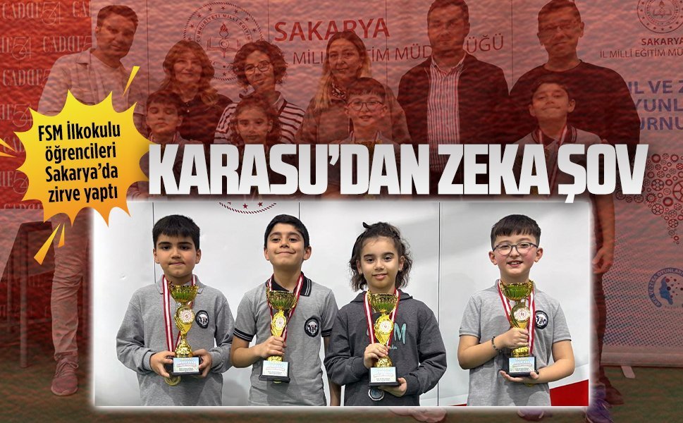 Fatih Sultan Mehmet İlkokulu öğrencileri Sakarya’da zirve yaptı