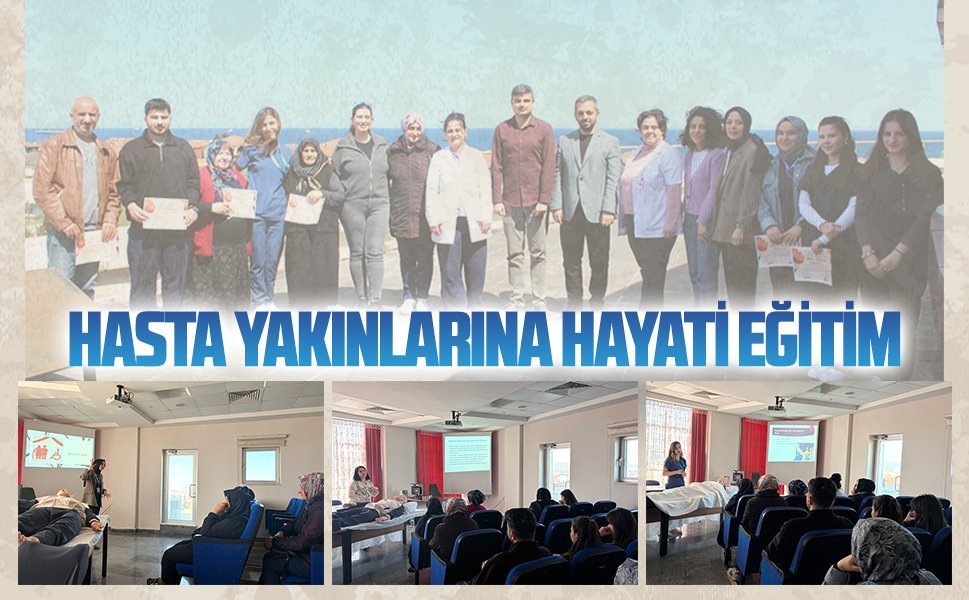 Karasu Devlet Hastanesi’nde Palyatif Hasta Yakını Okulu eğitimi düzenlendi