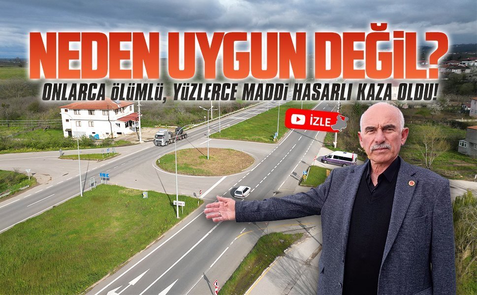Karasu kavşağındaki göbeğe trafik ışığı talebi