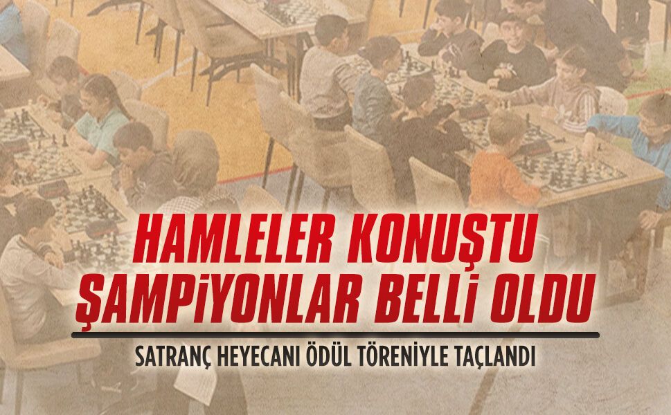 Karasu’da okul sporları satranç heyecanı ödül töreniyle taçlandı