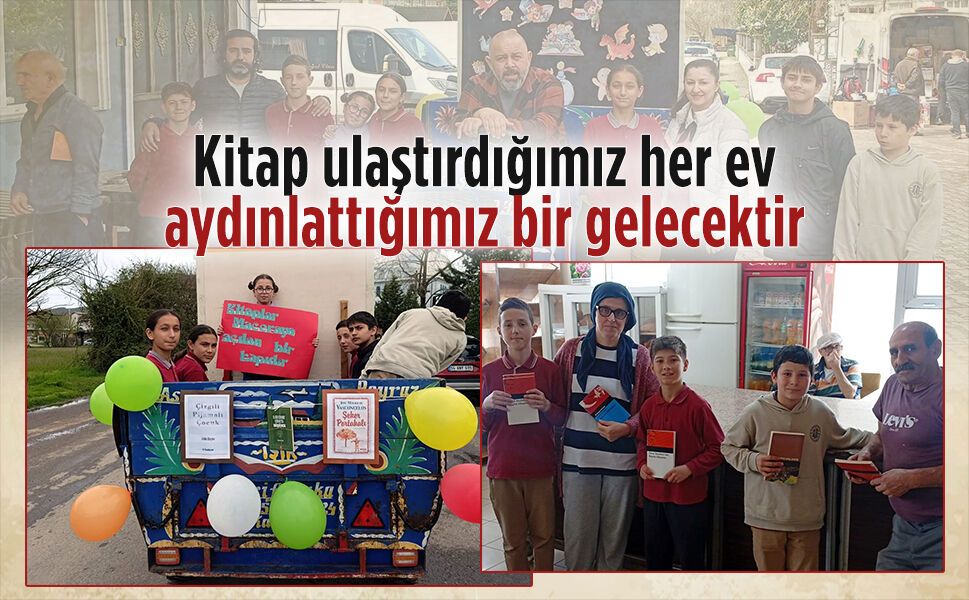 Şehit Oktay Demirci ilk ve Ortaokulu’ndan mahalle sakinlerine kitap