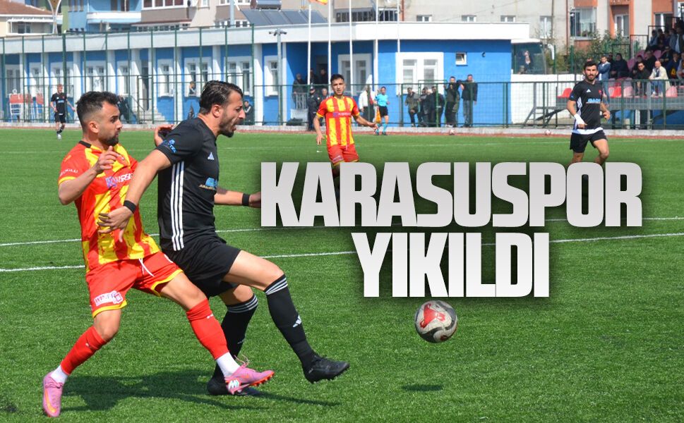 Karasuspor direndi ama yıkıldı