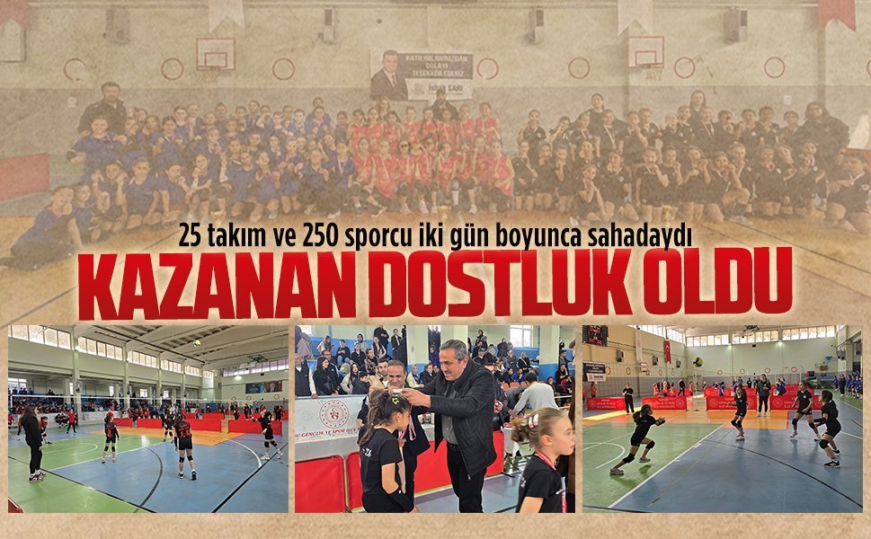 Karasu’da mini voleybol şenliği coşkusu