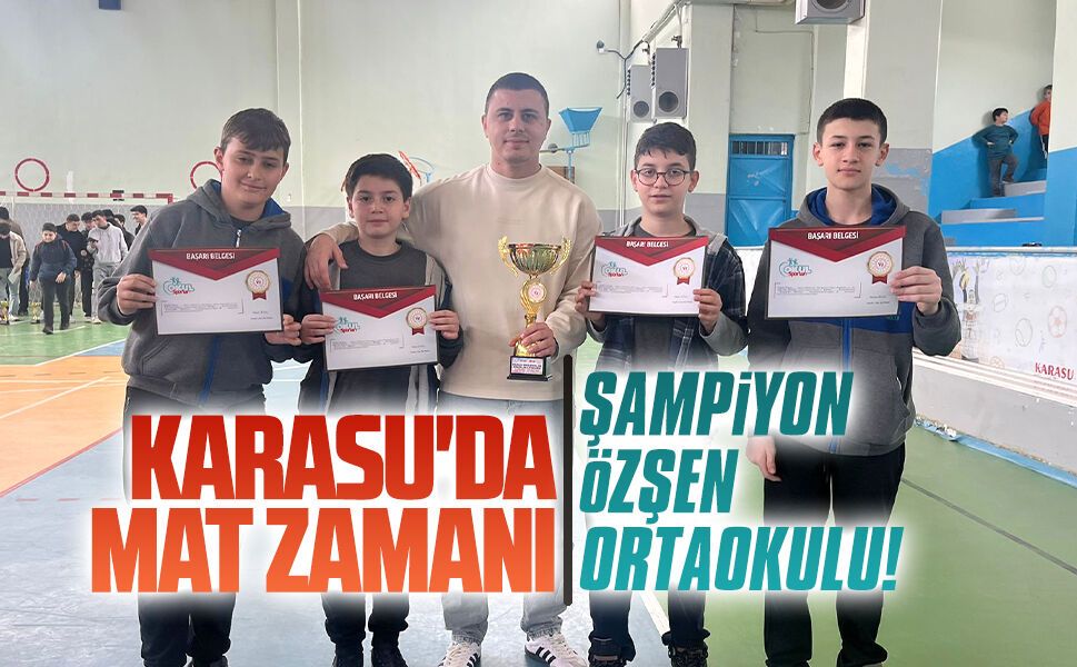 Satrançta Şampiyon Özşen Ortaokulu