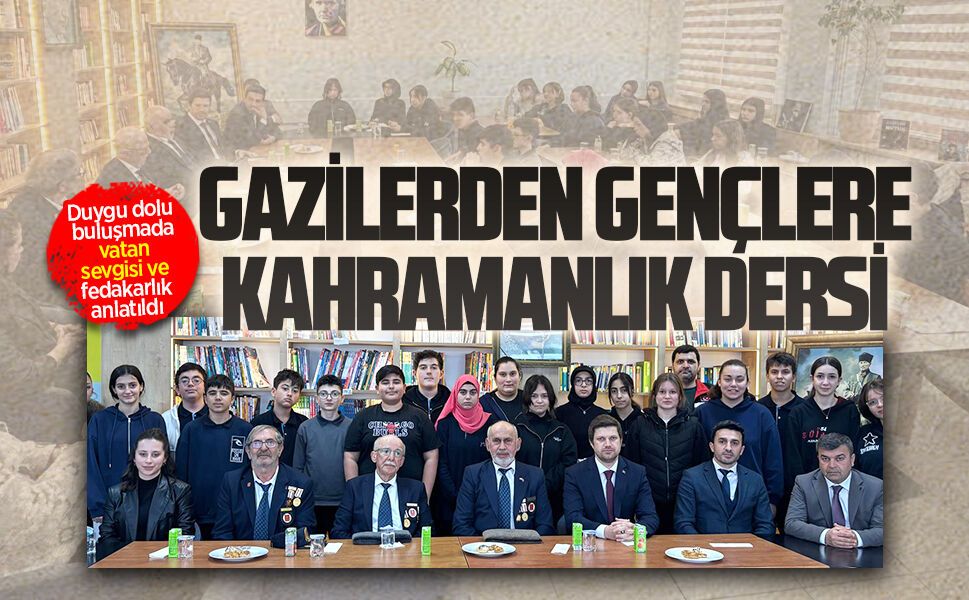 Gazilerden gençlere kahramanlık dersi