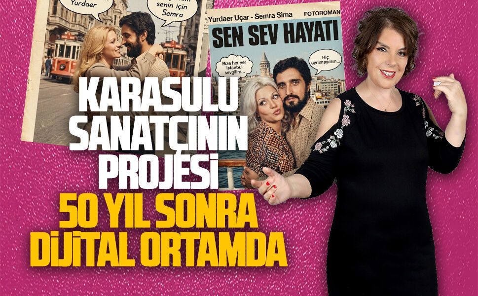 Karasulu sanatçı Semra Sima’nın fotoromanı dijital ortama taşındı