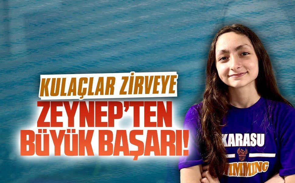 Milli takım barajını geçen Zeynep Geral, Karasu’ya gurur yaşattı