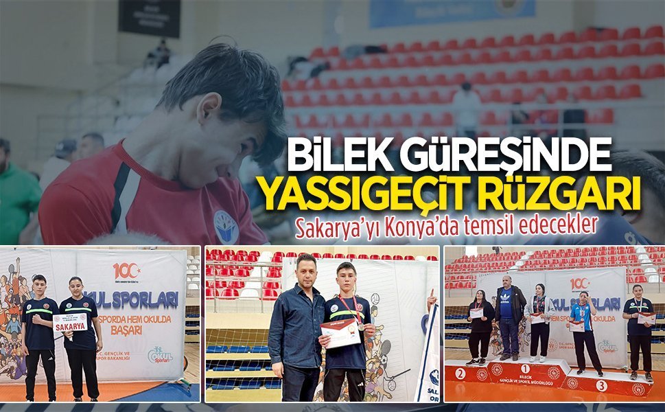 Yassıgeçit Ortaokulu’ndan bilek güreşinde Marmara Bölge derecesi
