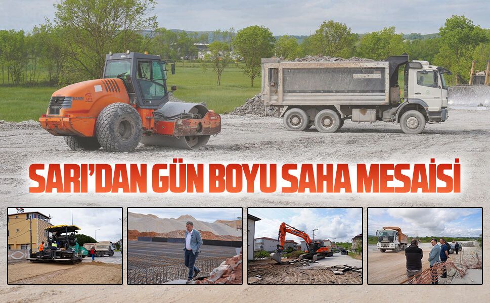 Başkan İshak Sarı sahada