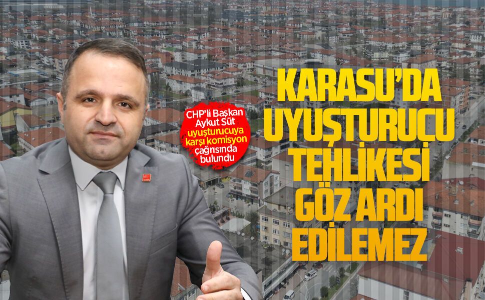 Başkan Aykut Süt’ten uyuşturucuya karşı komisyon çağrısı