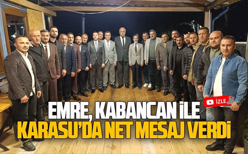 Emre, Kabancan ile Karasu’da net mesaj verdi