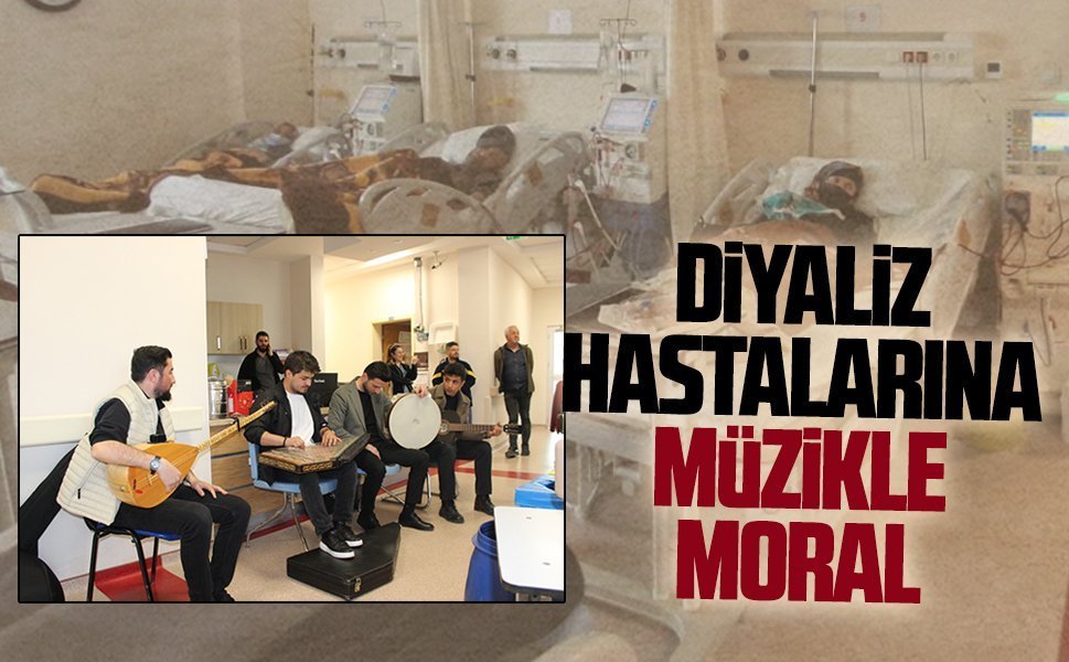 Karasu Devlet Hastanesi’nde diyaliz servisinde müzik dinletisi gerçekleştirildi