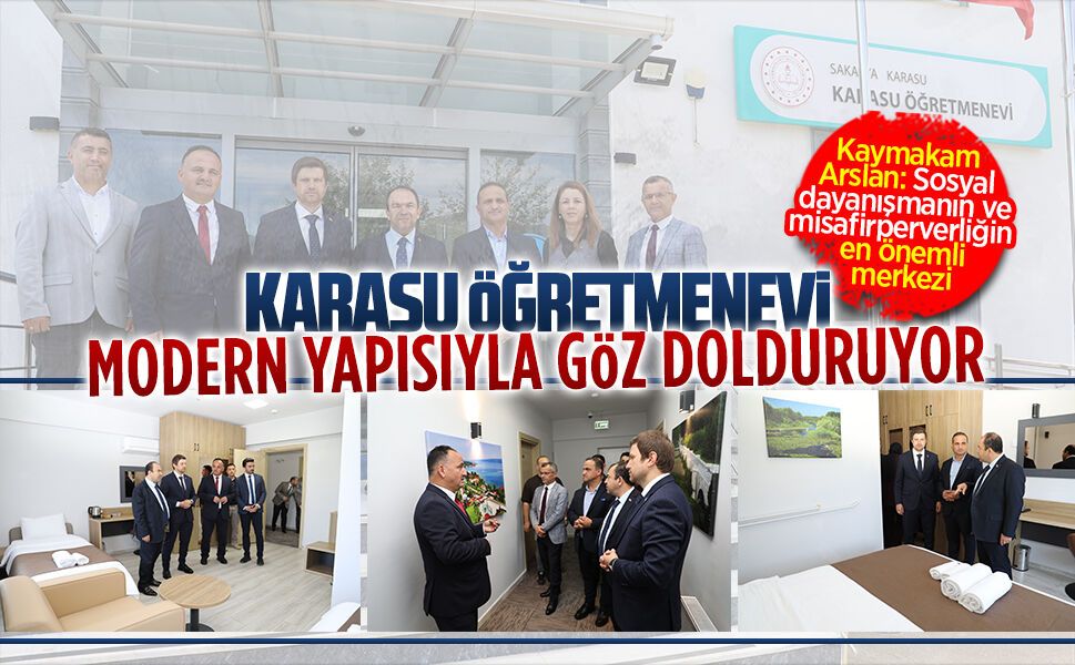 Karasu Öğretmenevi’ne Kaymakam Arslan’dan Ziyaret