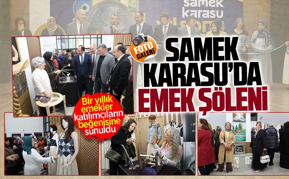 SAMEK Karasu yılsonu sergisinde eserler görücüye çıktı