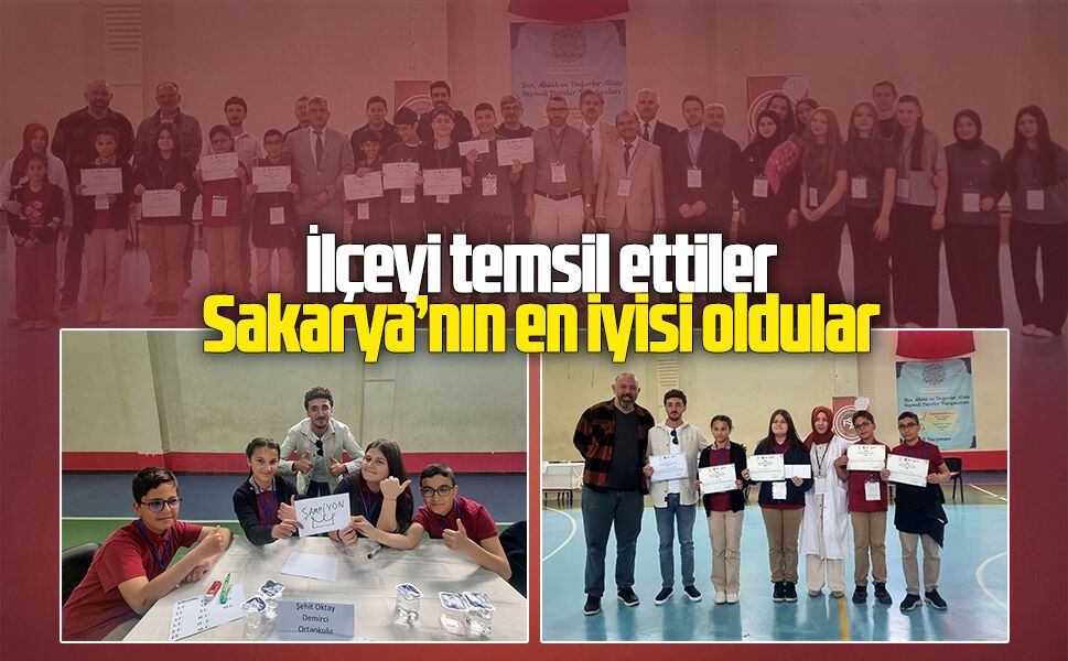 Peygamberimizin Hayatı Yarışması’nda il birinciliği Karasu’ya geldi