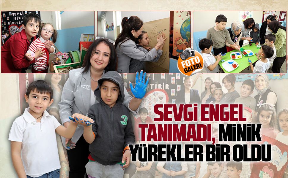 Anaokulu öğrencilerinden Engelliler Haftası’nda özel gereksinimli öğrencilere anlamlı ziyaret