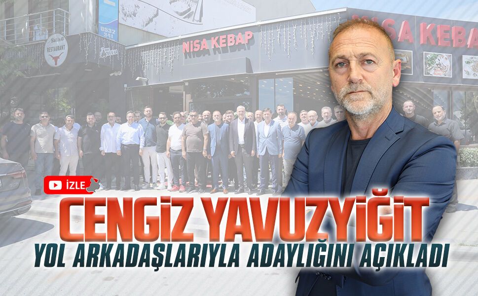Cengiz Yavuzyiğit, SATSO 34.Meslek Komitesi Adaylığı’nı açıkladı