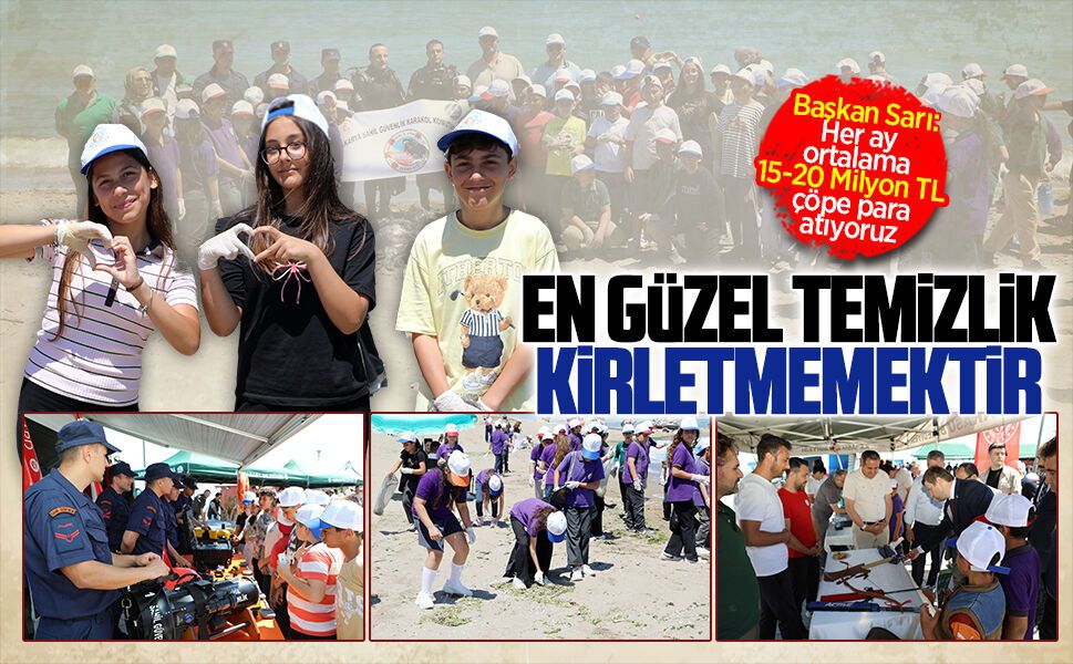 Çevre Haftası kapsamında Karasu sahilinde anlamı etkinlik