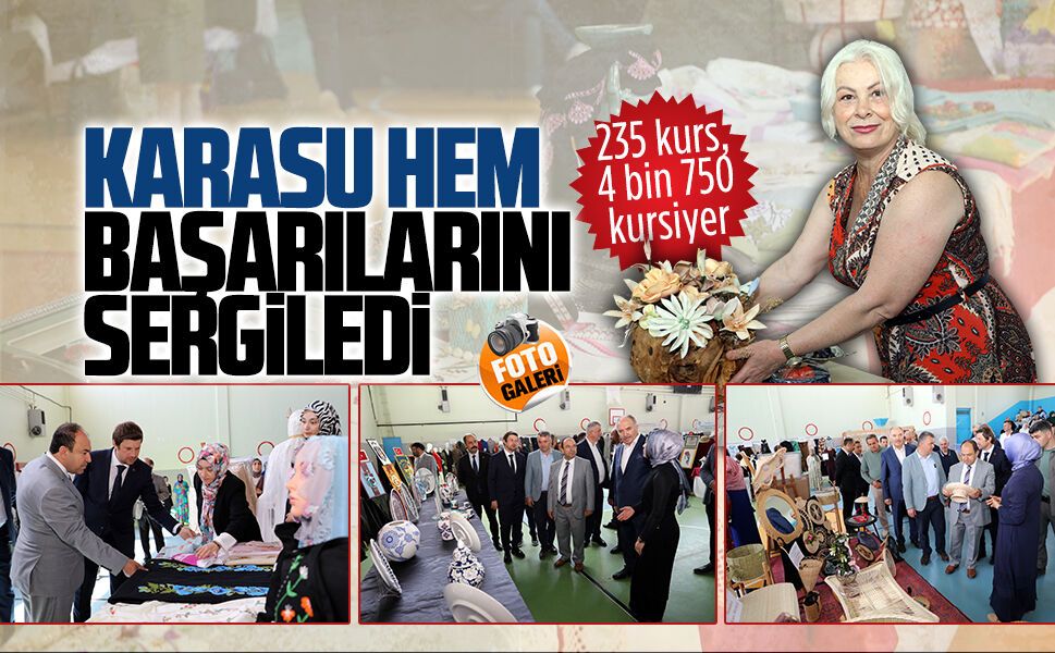 Karasu HEM’in el emeği ürünleri görücüye çıktı