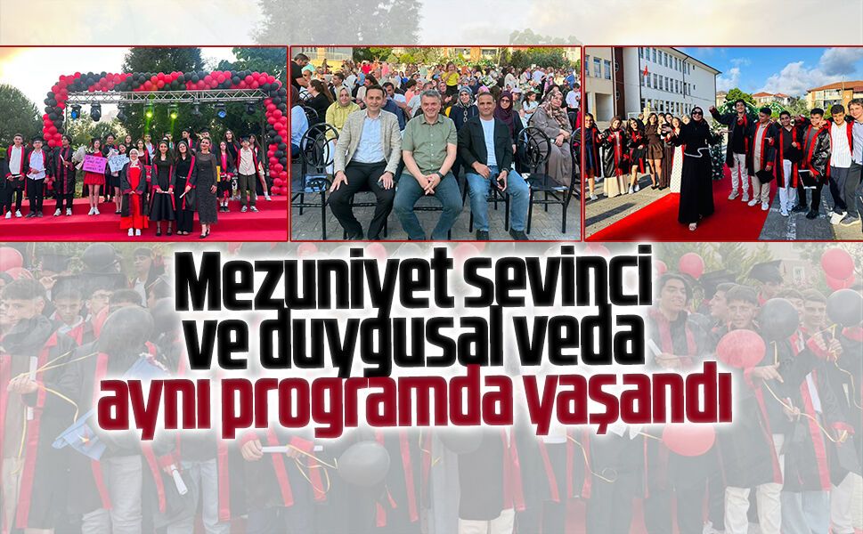 Karasu Namık Kemal İHO’da mezuniyet coşkusu