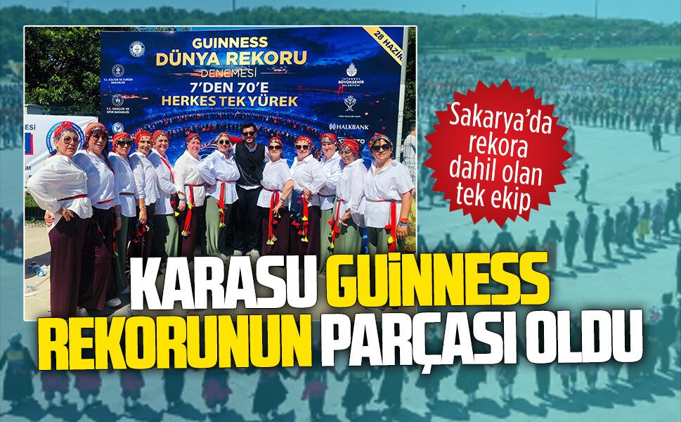 Karasu Sahil Sahne Sanatları, Guinness rekorunda yerini aldı