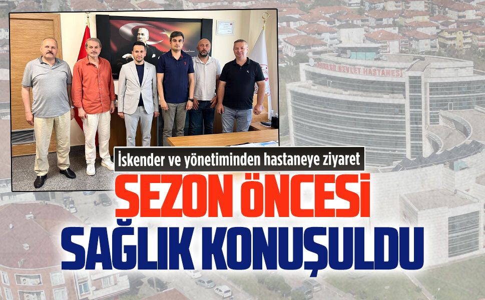 İskender ve yönetiminden Karasu Devlet Hastanesi’ne ziyaret