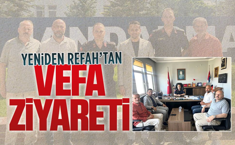 Yeniden Refah’tan Jandarma’ya kuruluş yıl dönümü ziyareti