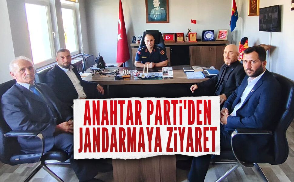 Anahtar Parti'den Jandarma Komutanı Yaldırak'a ziyaret
