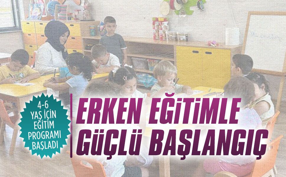 Karasu SGM’de erken çocukluk eğitim programı başladı