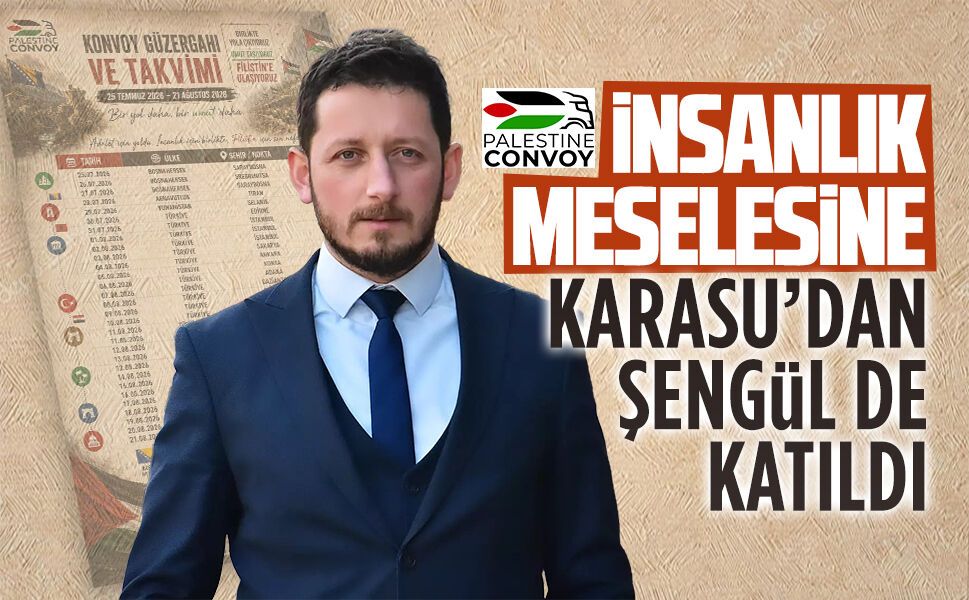 Şengül, tek Karasulu olarak insanlık meselesine katılacak