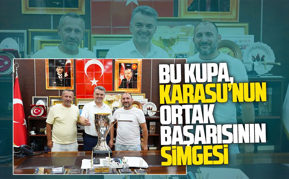 Karasu 1933 Spor Kulübü, Başkan İshak Sarı’yı ziyaret etti