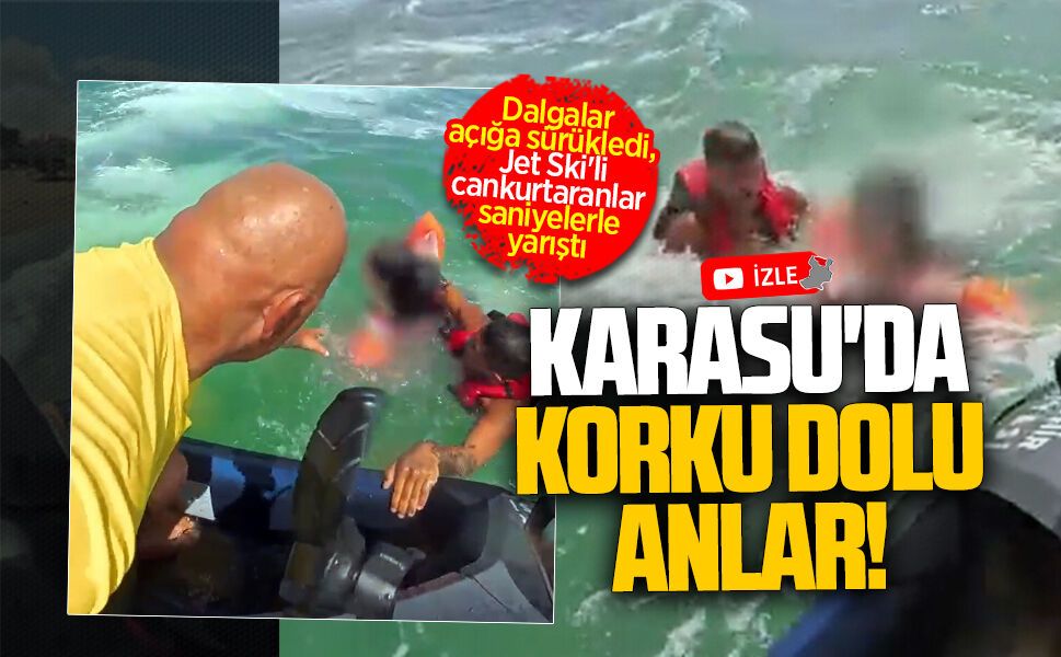Dalgalara kapılan 15 yaşındaki genç kızın imdadına cankurtaran ekipleri yetişti