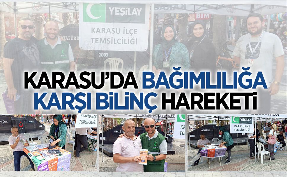 Karasu’da uyuşturucuya karşı farkındalık etkinliği