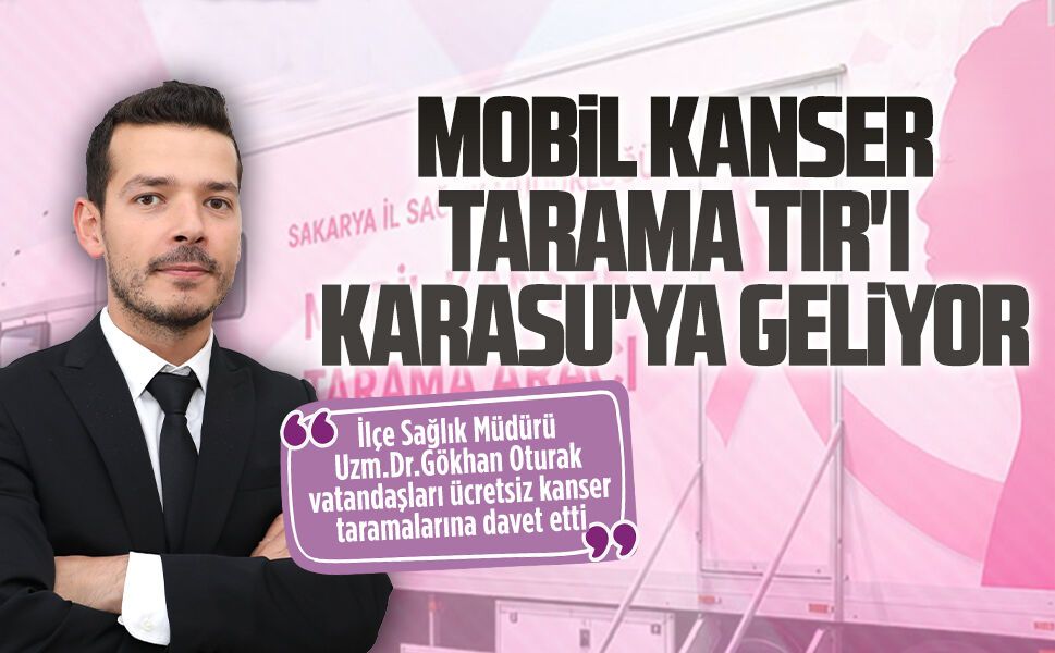 İlçe Sağlık Müdürü Uzm.Dr.Gökhan Oturak'tan kanser taraması çağrısı