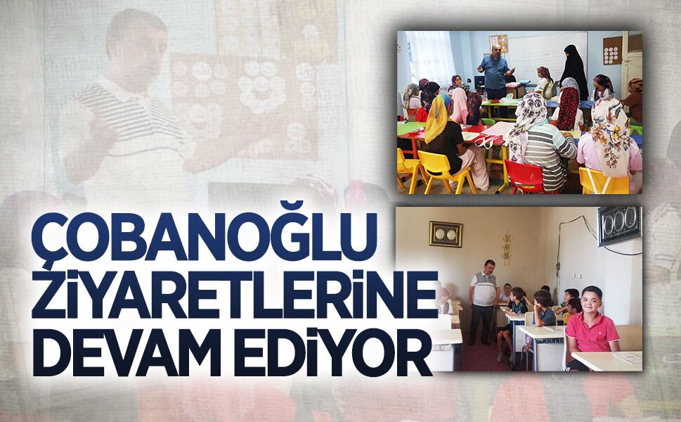 İlçe Müftüsü Çobanoğlu'ndan Kızılcık Mahallesi Yaz Kur'an Kursu'na Ziyaret