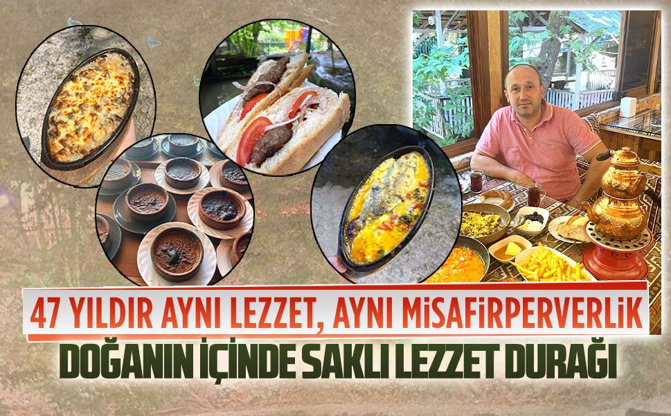 Alemdar Alabalık Tesisi 47 yıldır aynı lezzetle misafirlerini ağırlıyor