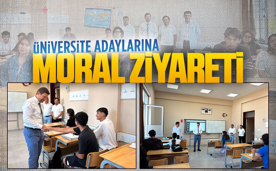 Müdür Furkan Enşici'den üniversite adaylarına ziyaret