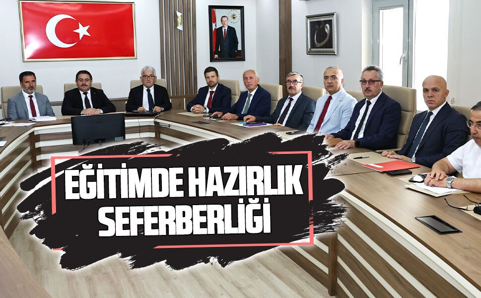2026-2027 eğitim öğretim yılı öncesi hazırlık toplantısı yapıldı