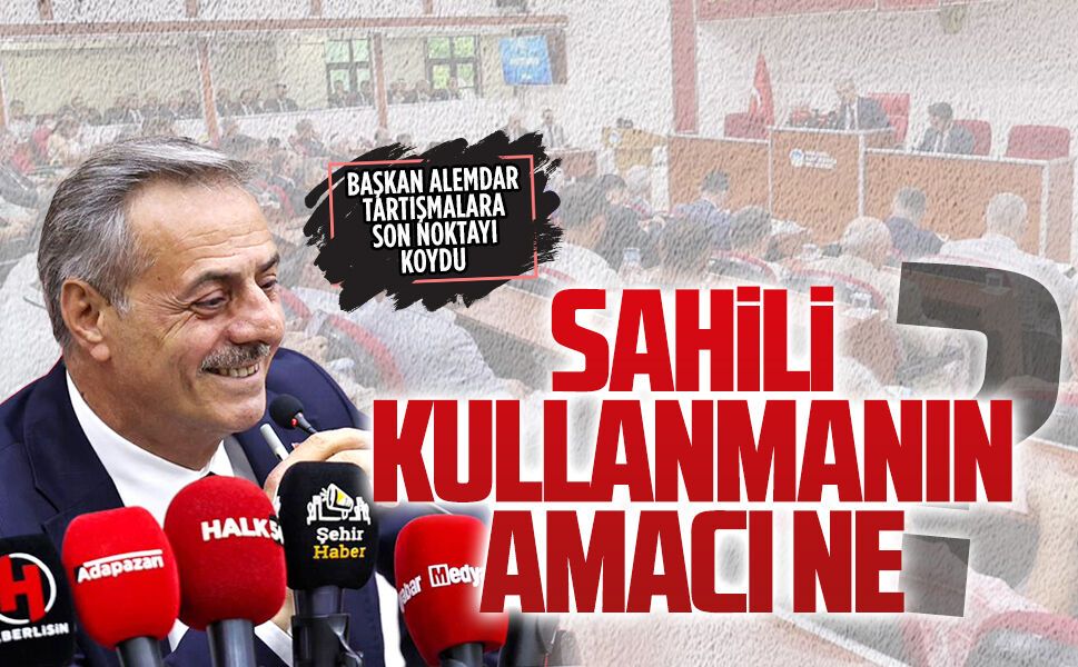 Başkan Alemdar tartışmalara son noktayı koydu