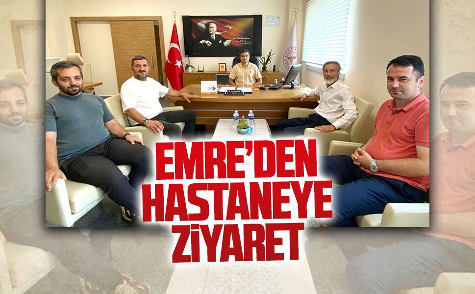 Başkan Cihan Emre’den Karasu Devlet Hastanesi’ne ziyaret